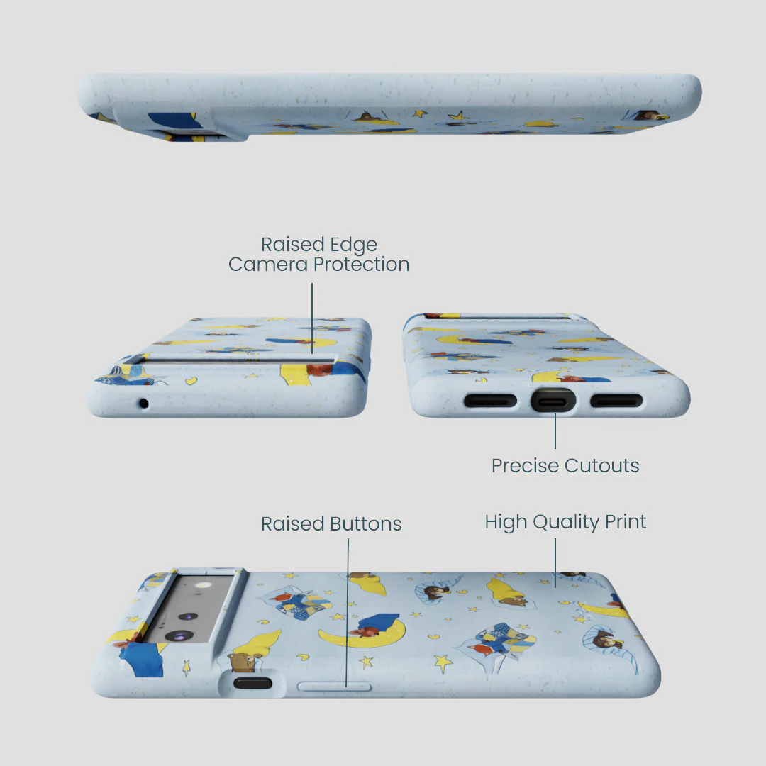 Powder Blue Starlight Sleep Google Pixel 6 Case - Image 3