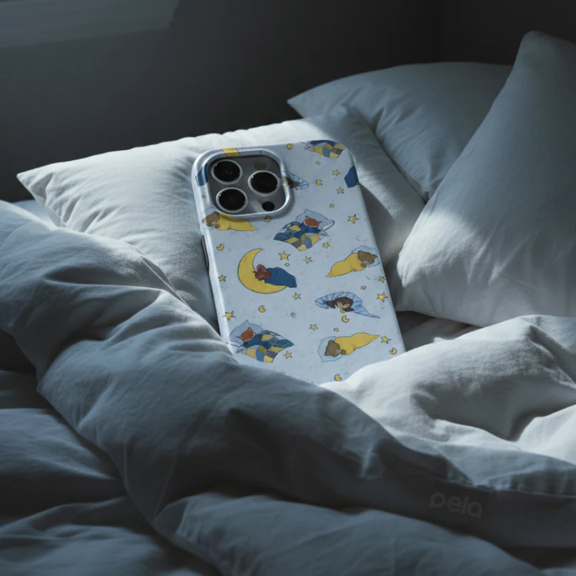 Powder Blue Starlight Sleep iPhone 12 Pro Max Case - Image 2