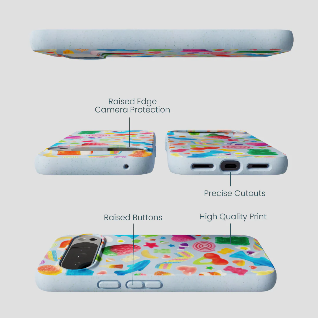 Powder Blue Super Gummies Google Pixel 10 Pro XL Case - Image 3