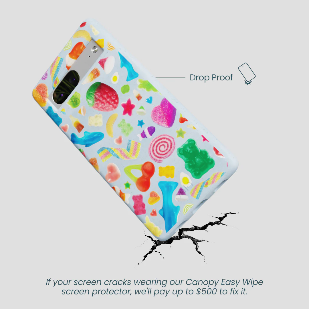 Powder Blue Super Gummies Google Pixel 7 Case - Image 5