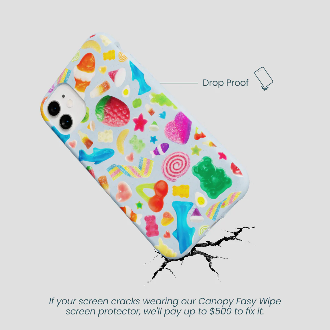 Powder Blue Super Gummies iPhone 11 Case - Image 5