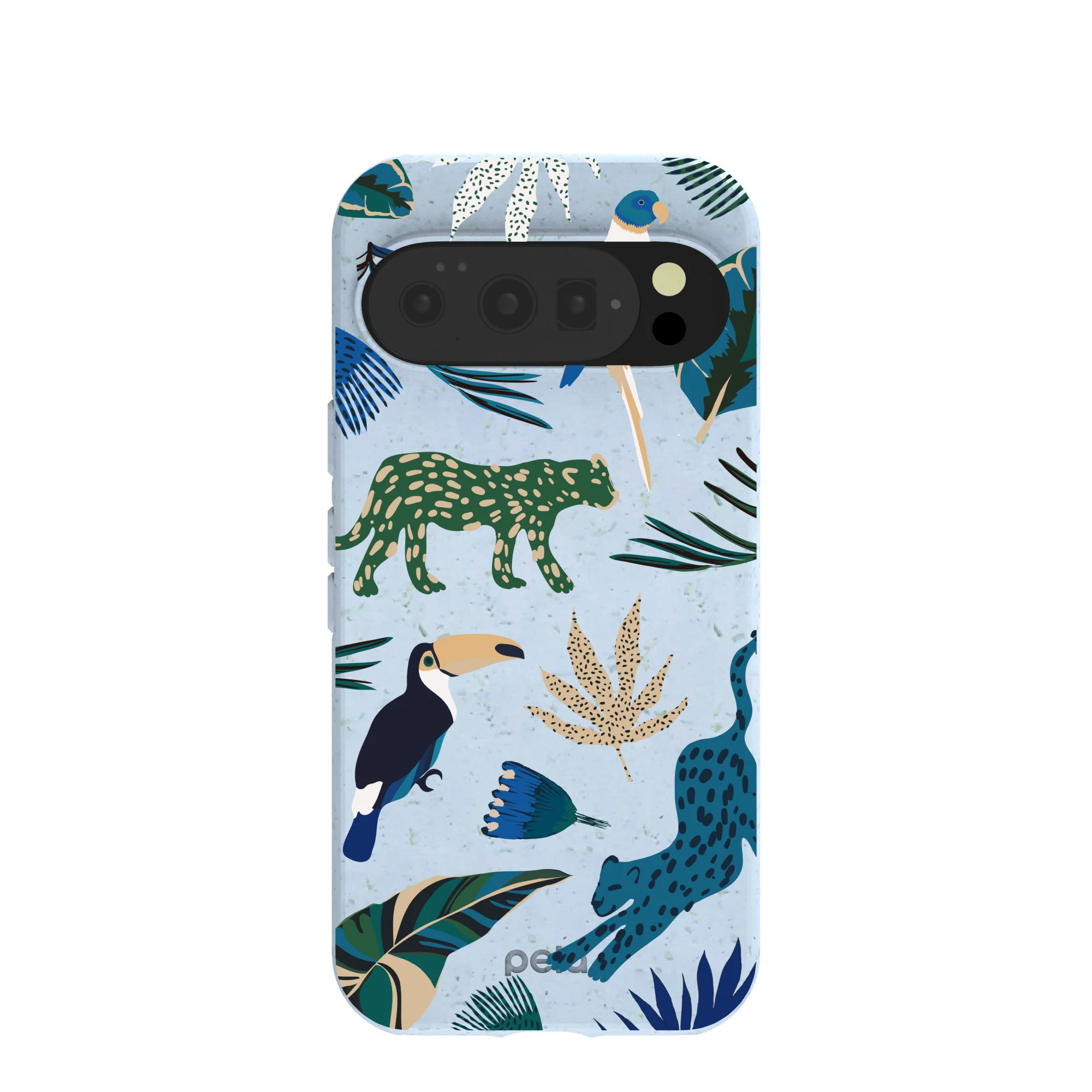 Powder Blue Tropical Rainforest Google Pixel 10/10 Pro Case
