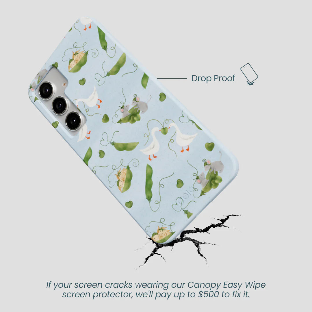 Powder Blue Two Peas in a Pod Samsung Galaxy S25+(Plus) Case - Image 5