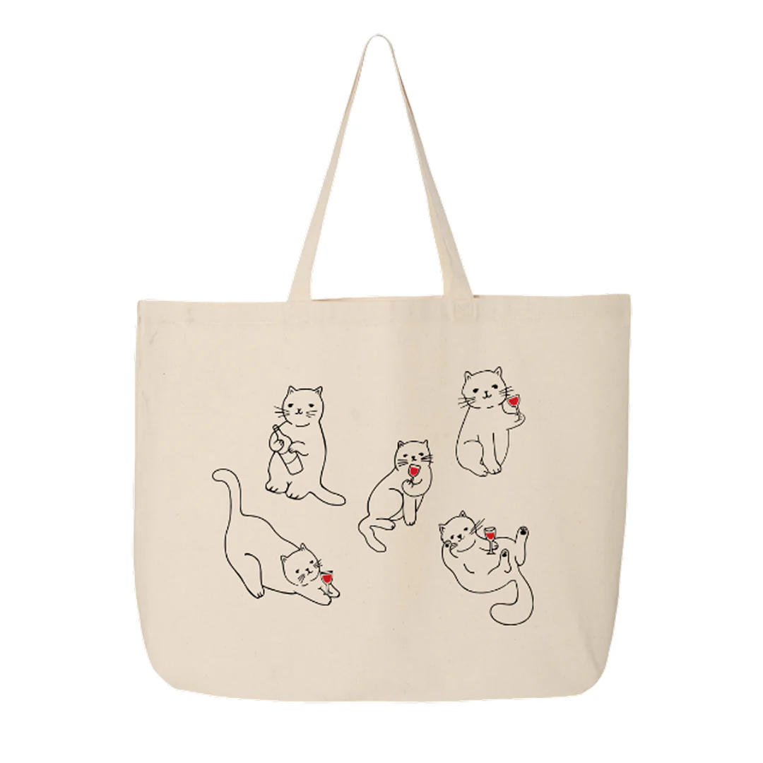 Purr and Pour Everyday Tote