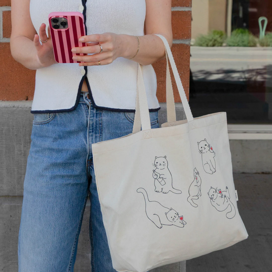 Purr and Pour Everyday Tote - Image 2