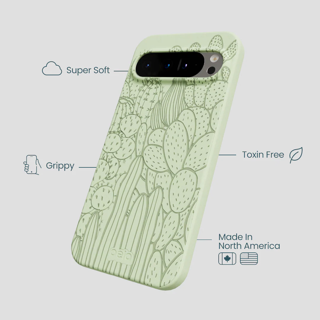 Sage Green Cacti Google Pixel 9 Pro XL Case - Image 3