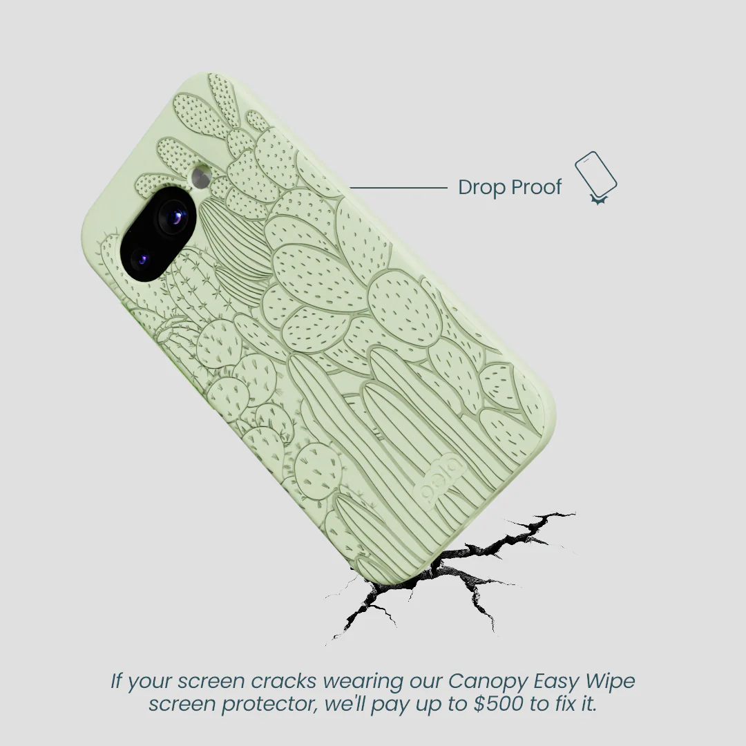 Sage Green Cacti Google Pixel 9a Case - Image 4