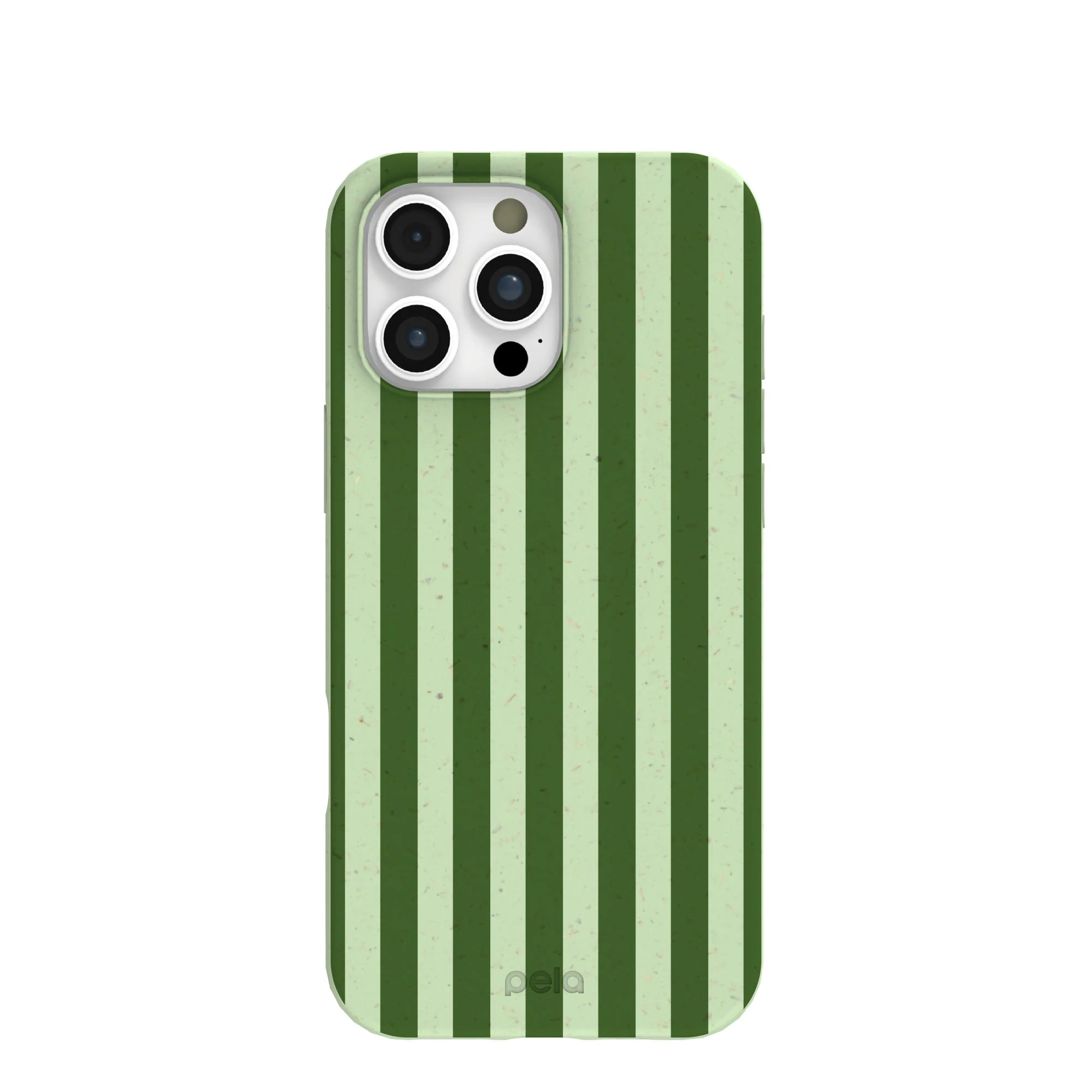 Sage Green Clover Stripes iPhone 16 Pro Max Case