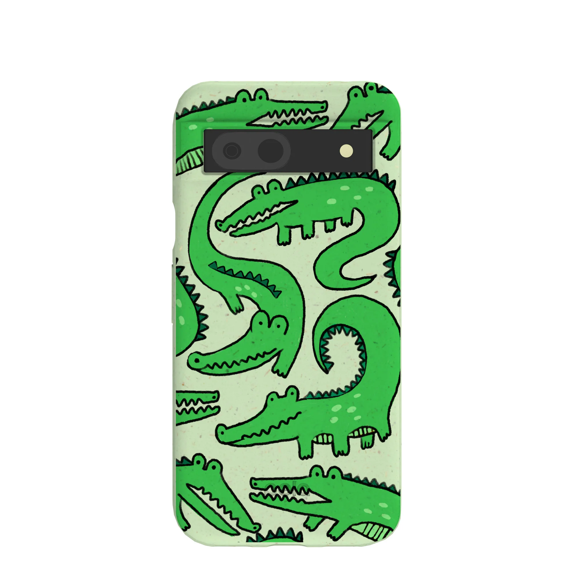 Sage Green Croc a Doodle Google Pixel 8a Case