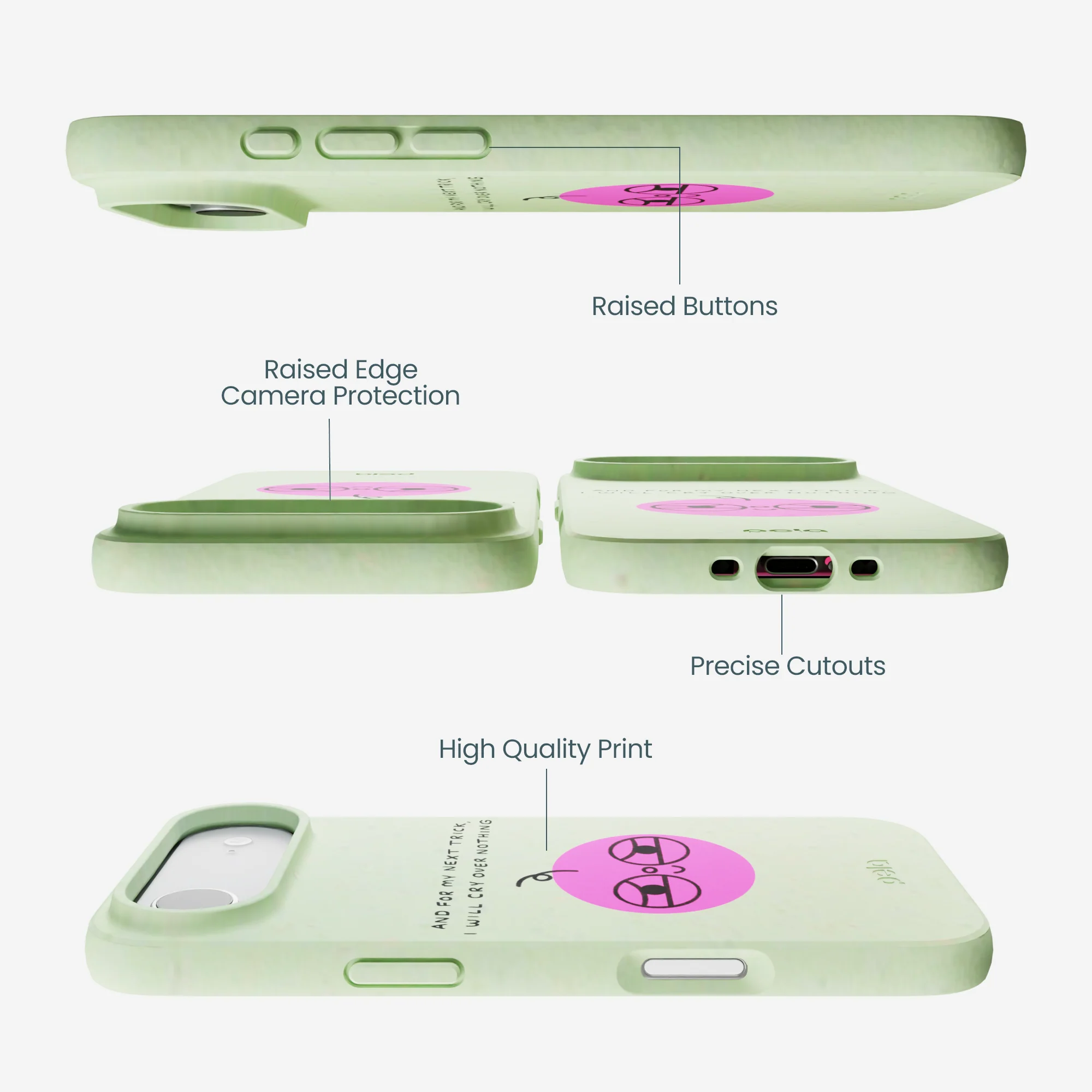 Sage Green Cry iPhone Air Case - Image 3
