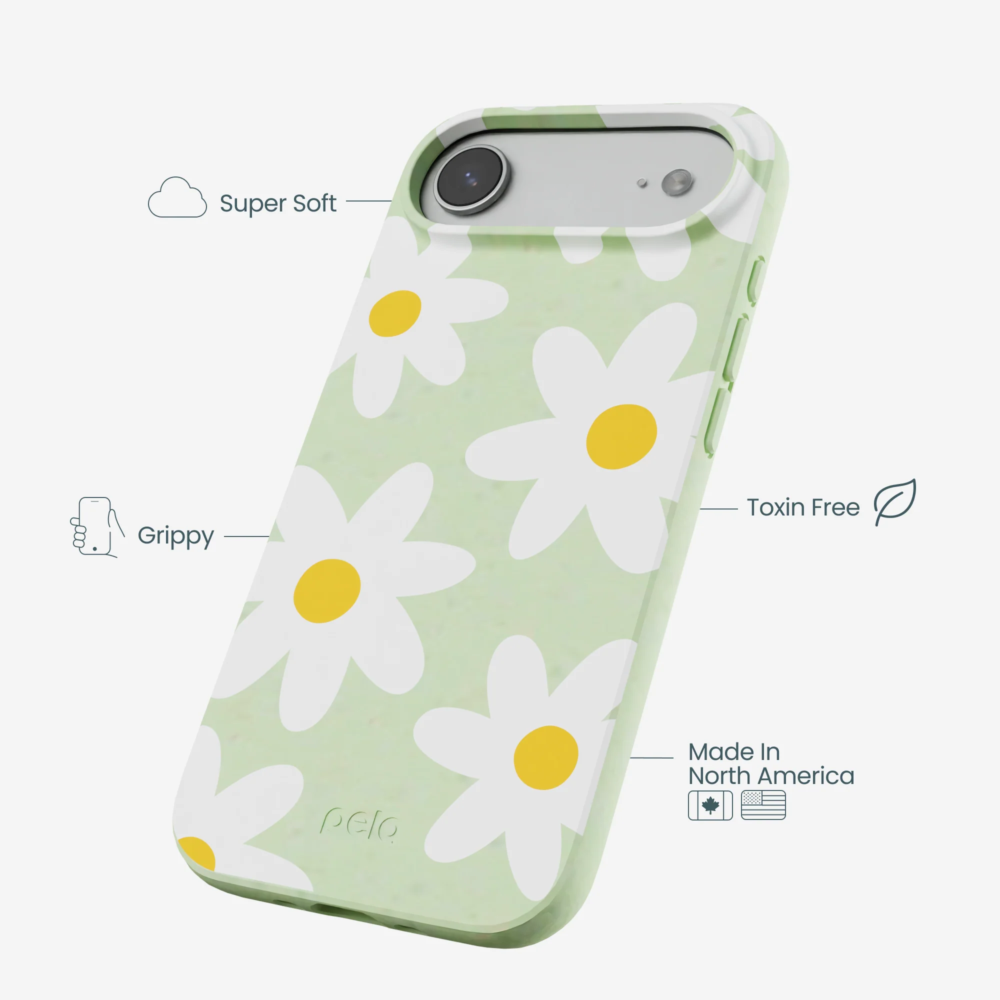 Sage Green Daisy iPhone Air Case - Image 4