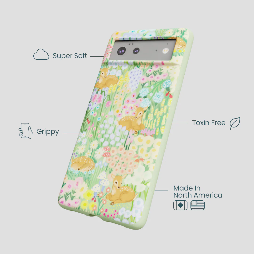 Sage Green Deer Dreams Google Pixel 6 Case - Image 4