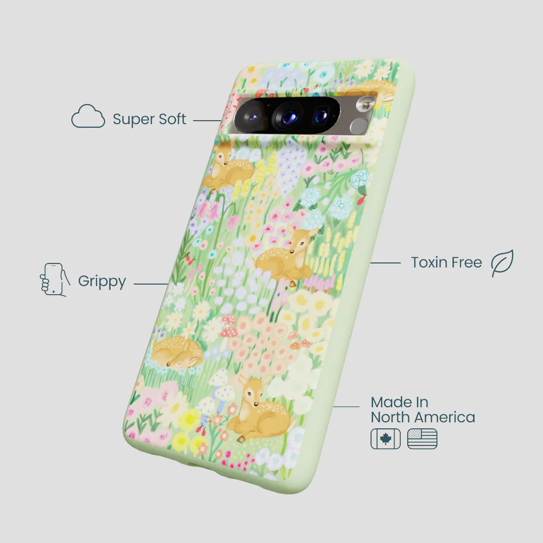 Sage Green Deer Dreams Google Pixel 8 Pro Case - Image 4