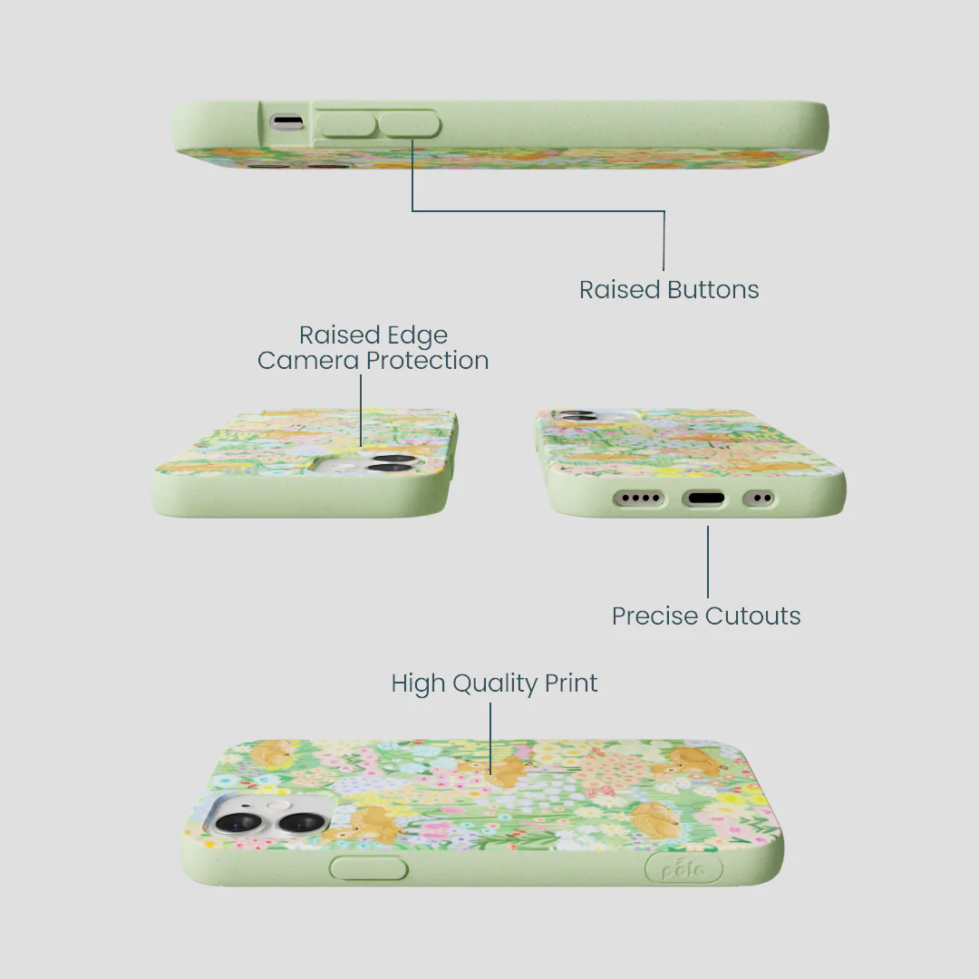 Sage Green Deer Dreams iPhone 12 Mini Case - Image 3