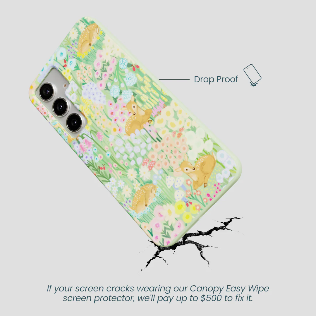 Sage Green Deer Dreams Samsung Galaxy S25+(Plus) Case - Image 5