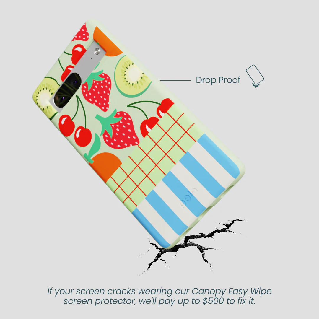 Sage Green Fresh Picnic Google Pixel 7a Case - Image 5