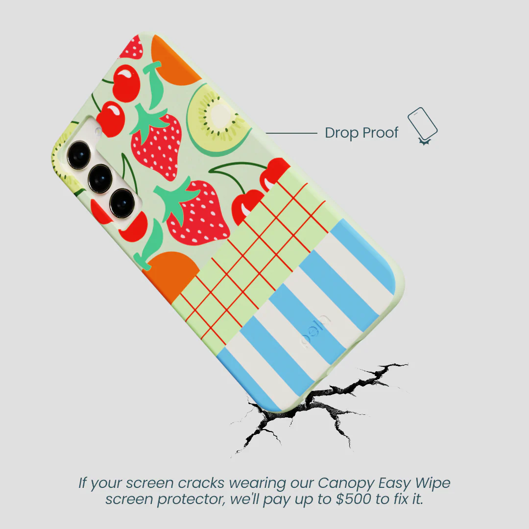 Sage Green Fresh Picnic Samsung Galaxy S24+(Plus) Case - Image 5
