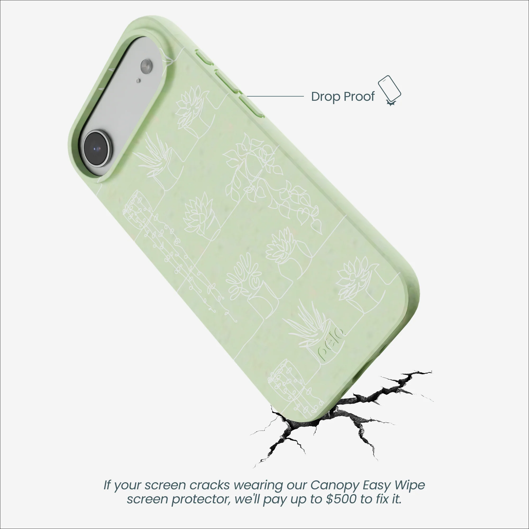 Sage Green Green Cascade iPhone Air Case - Image 5