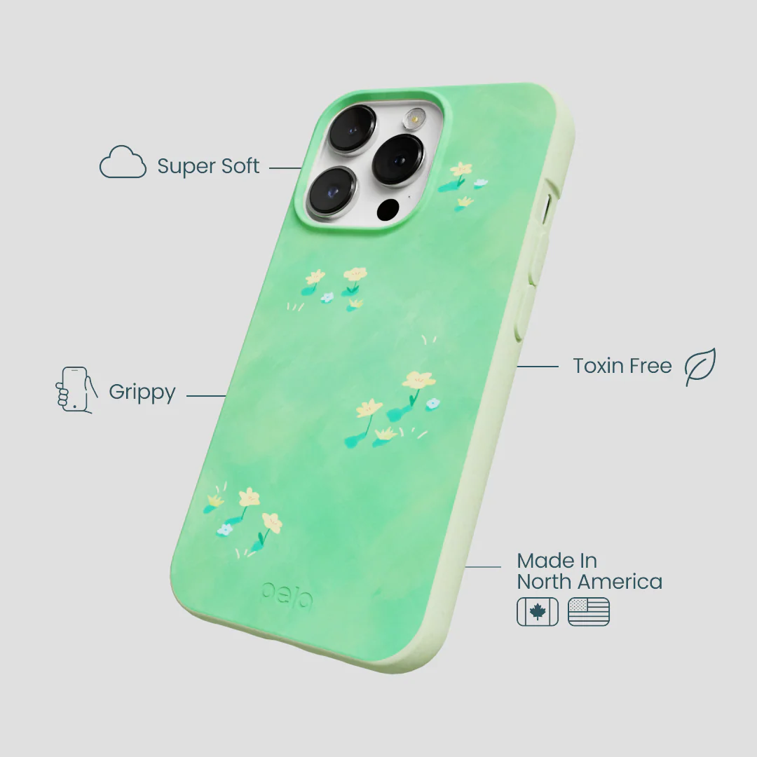 Sage Green Green Fields iPhone 13 Pro Max Case - Image 4