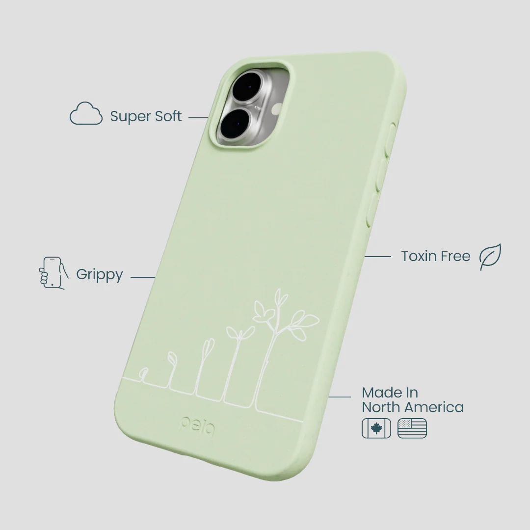 Sage Green Grow and Flourish iPhone 16 Plus Case - Image 4