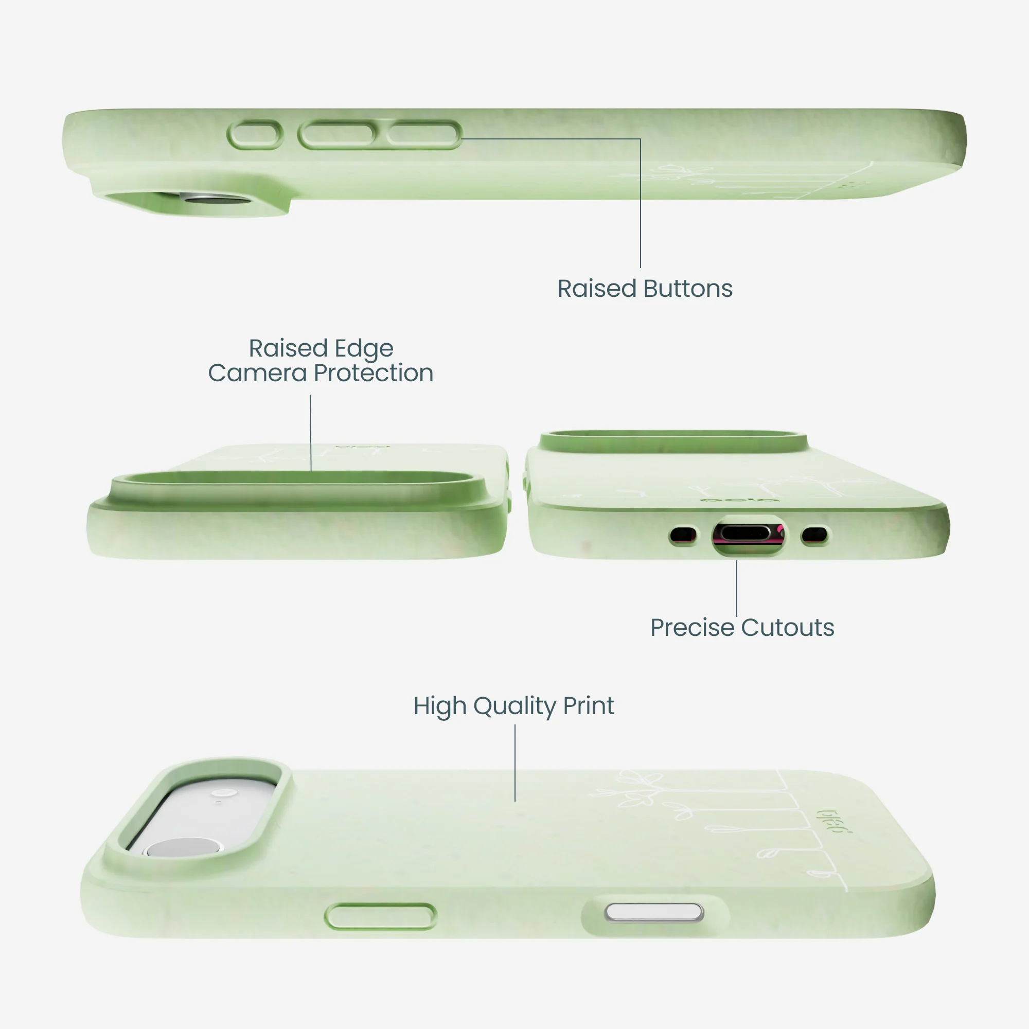 Sage Green Grow and Flourish iPhone Air Case - Image 3