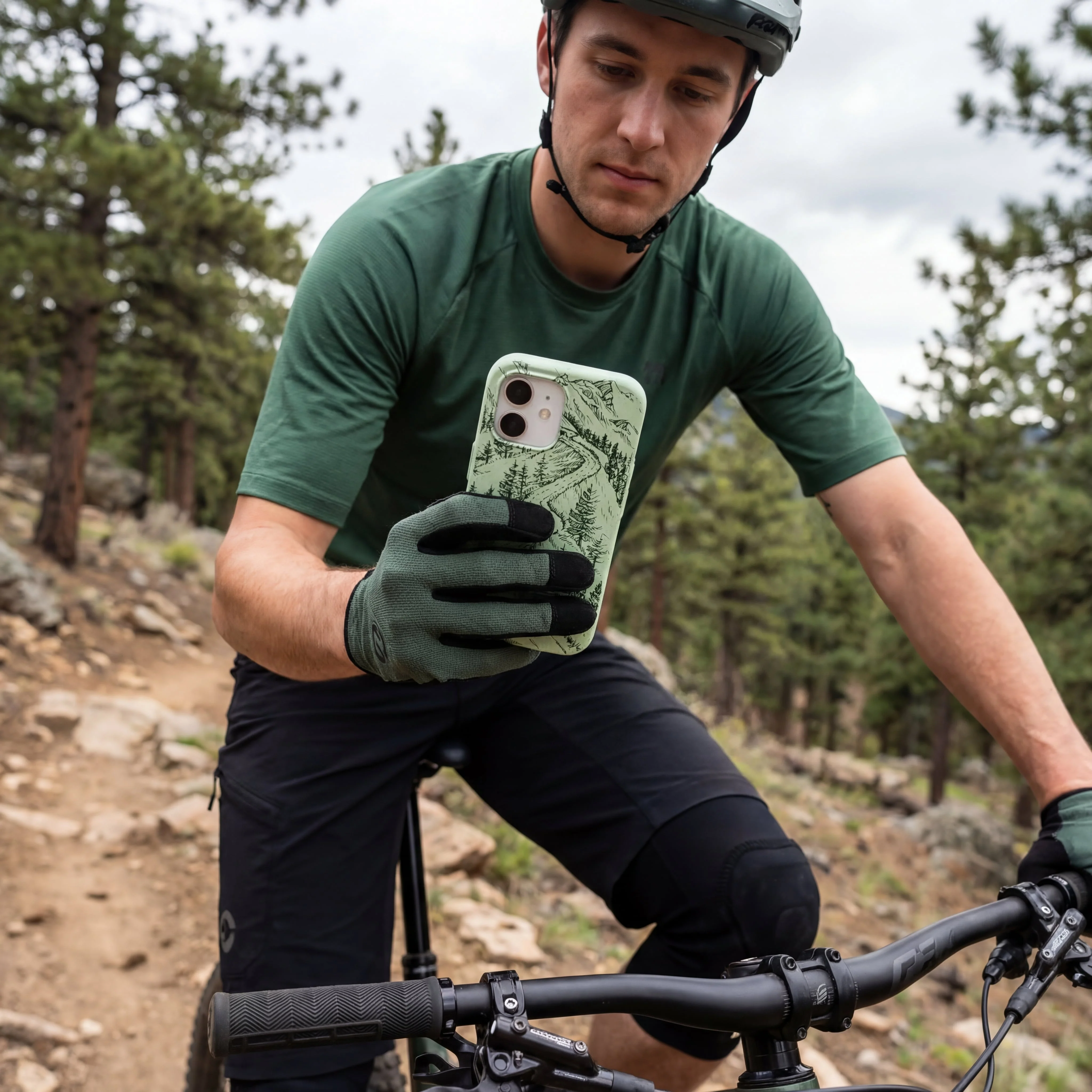 Sage Green Into the Mountains iPhone 17 Case - Image 2
