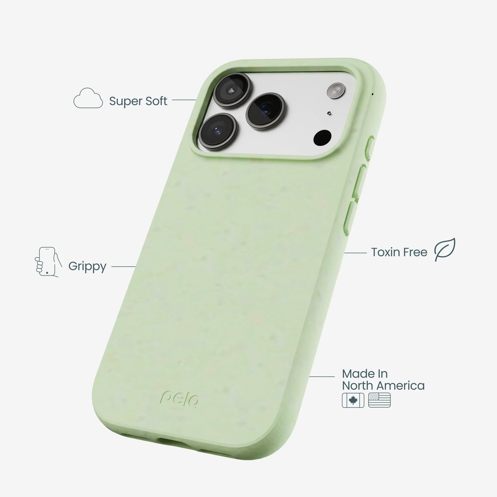 Sage Green iPhone 17 Pro Case - Image 4