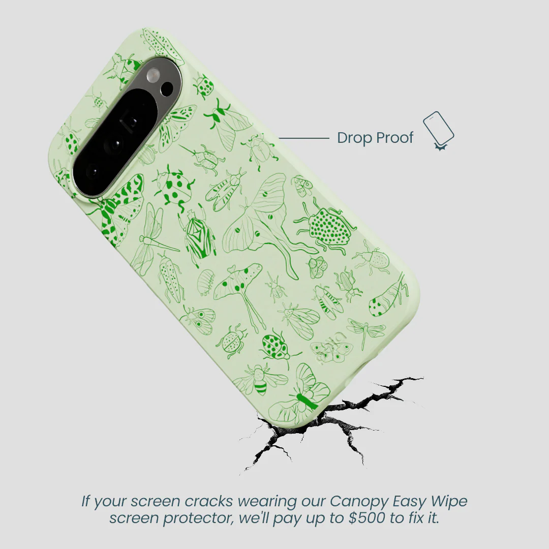Sage Green Linear Entomology Google Pixel 10 Pro XL Case - Image 4