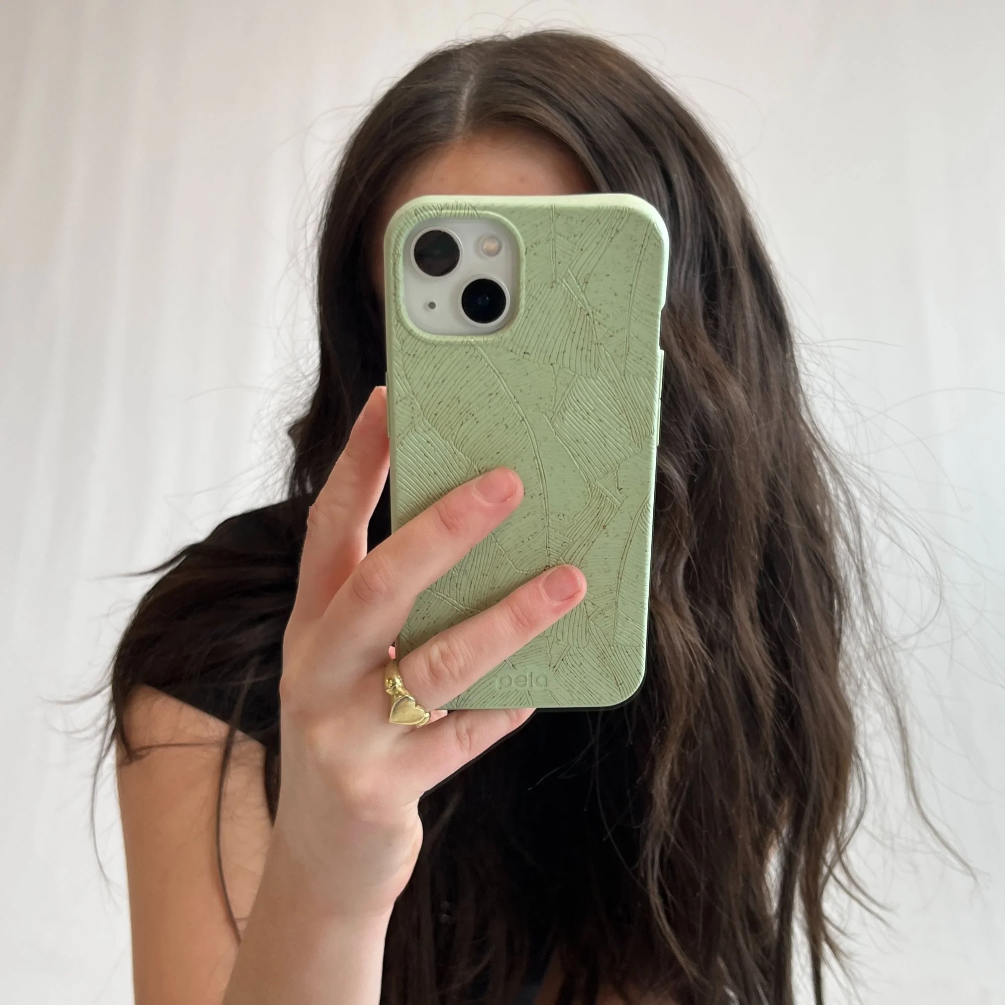 Sage Green Lushy Leaves Samsung Galaxy S26+(Plus) Case - Image 2
