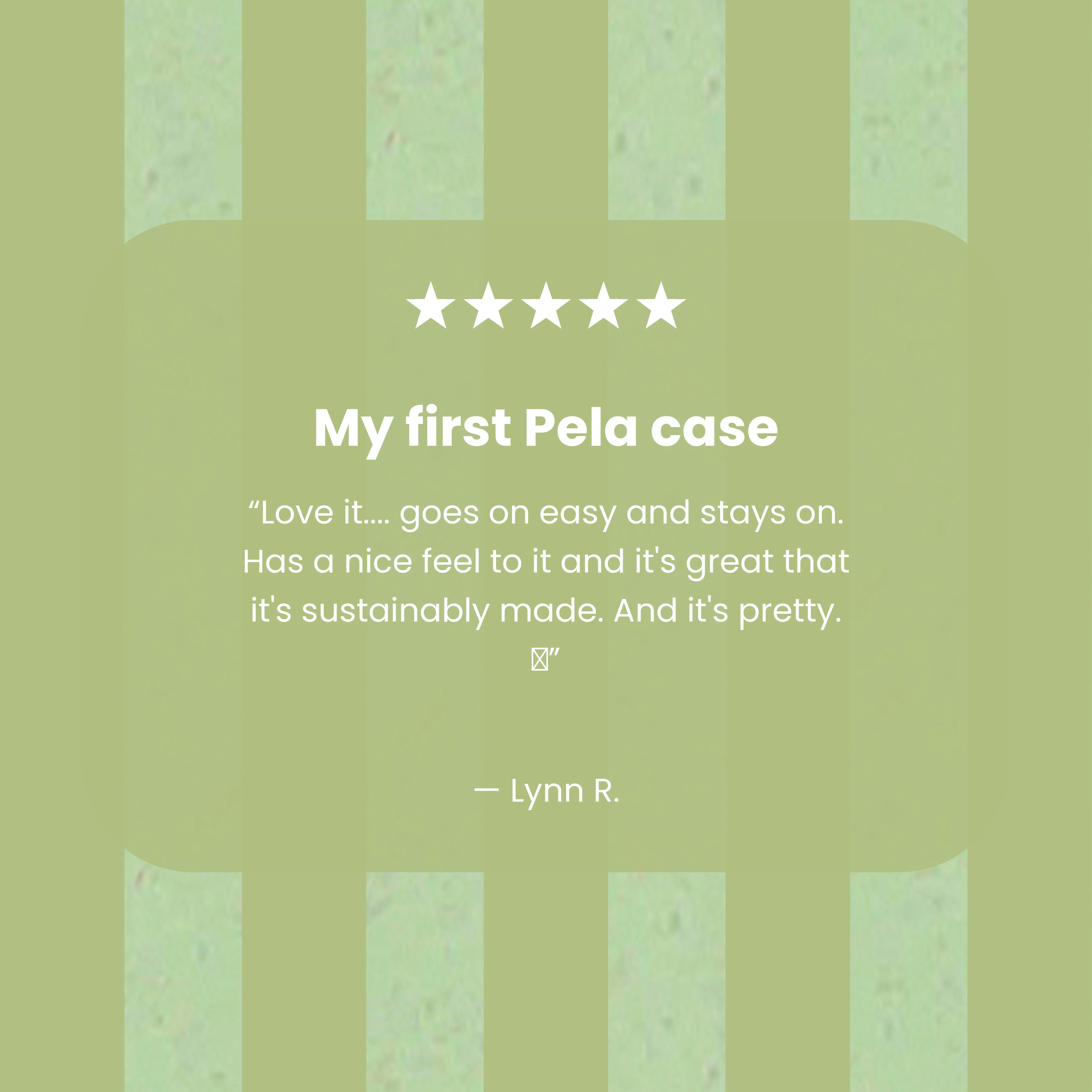Sage Green Meadow Stripes Google Pixel 8a Case - Image 3