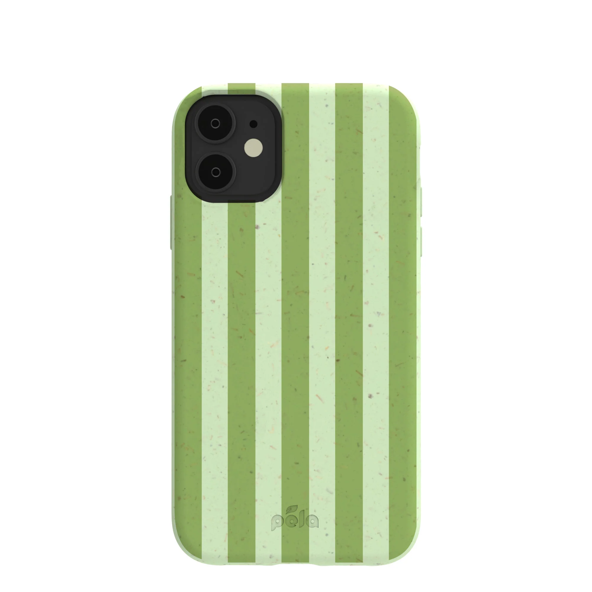 Sage Green Meadow Stripes iPhone 11 Case