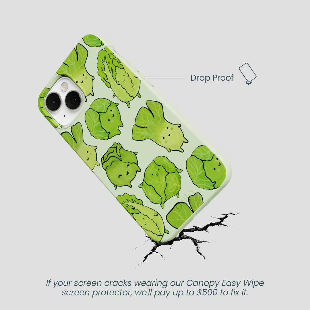 Sage Green Silly Cabbage iPhone 13 Case - Image 5