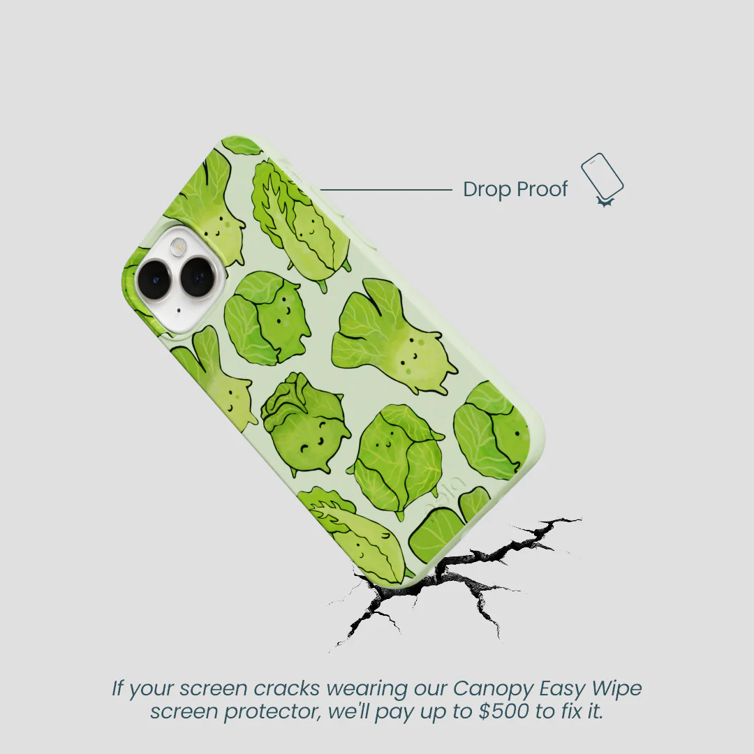 Sage Green Silly Cabbage iPhone 13 Mini Case - Image 5