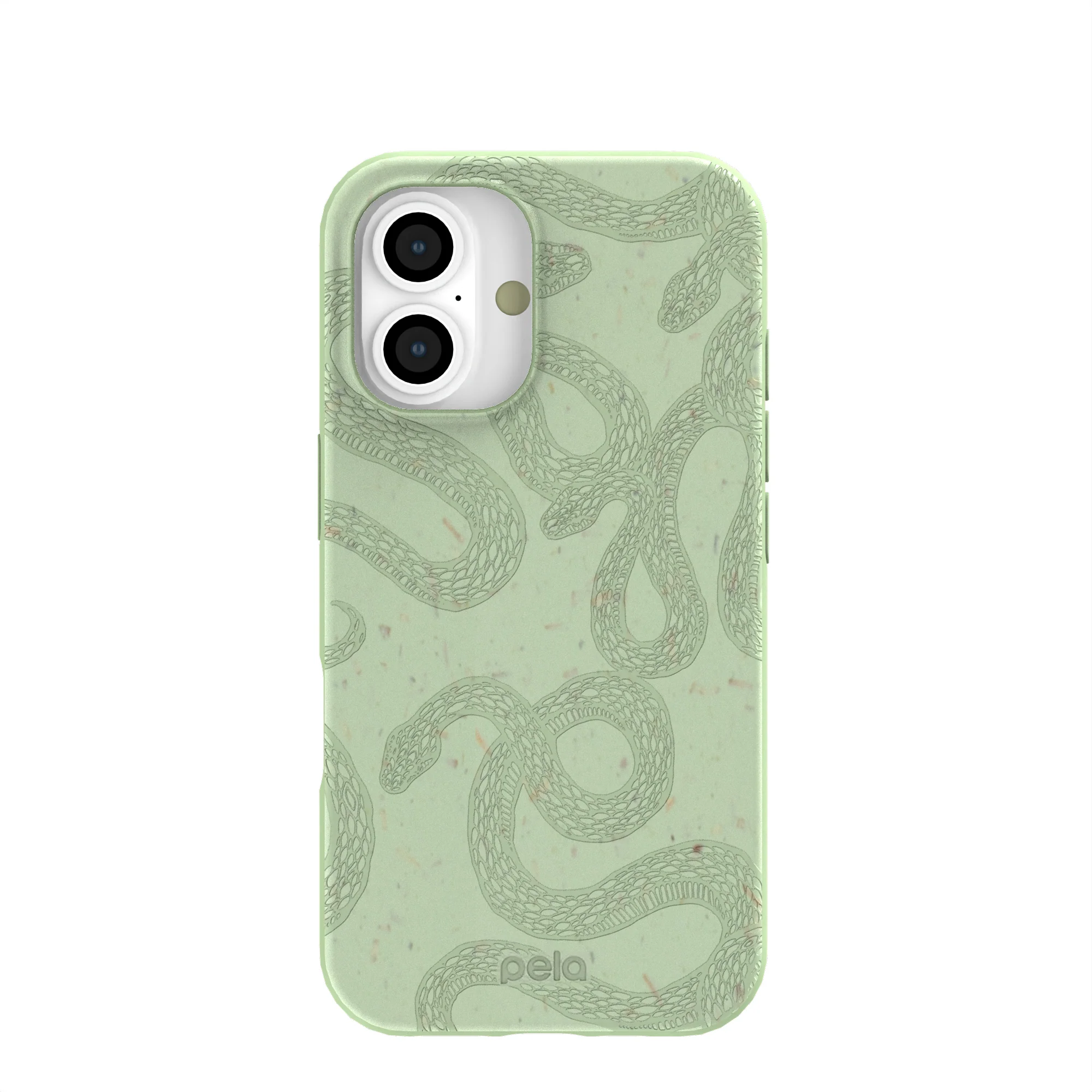 Sage Green Snaky iPhone 16 Case