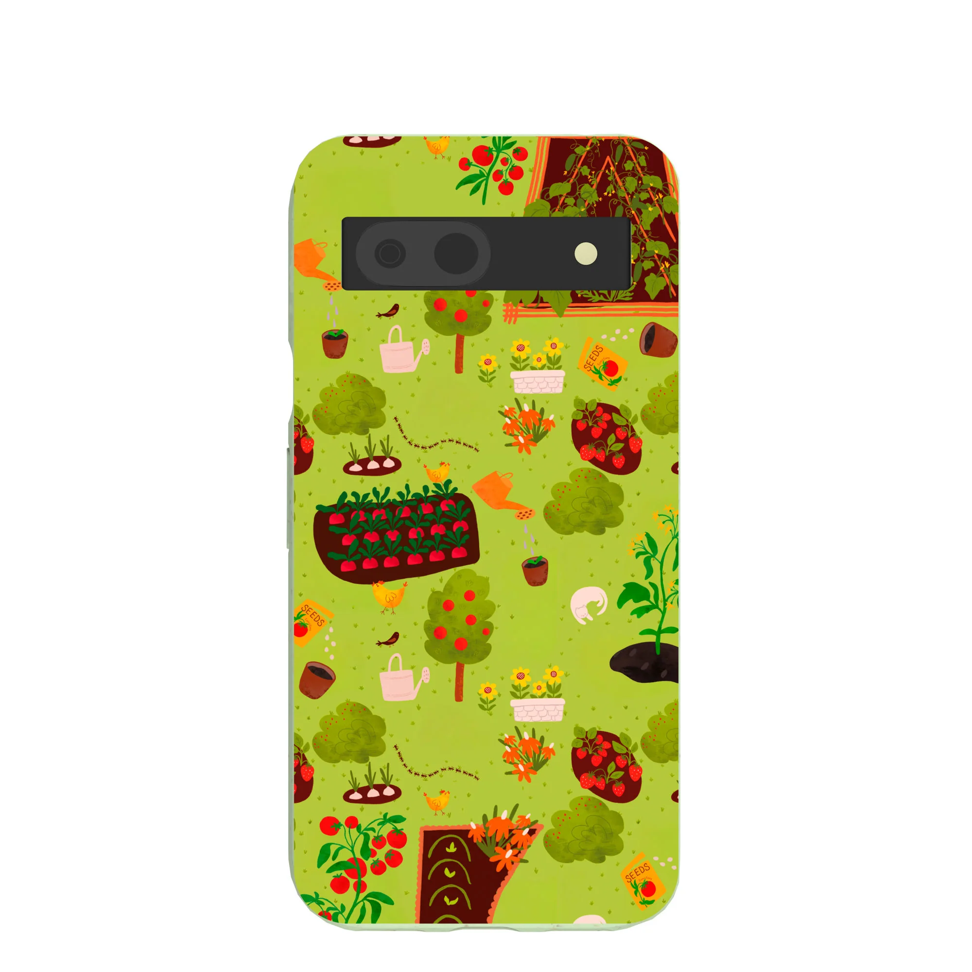 Sage Green Spring Garden Google Pixel 8a Case