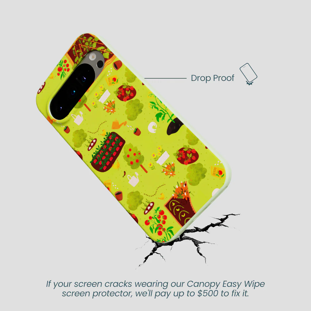 Sage Green Spring Garden Google Pixel 9/9 Pro Case - Image 4