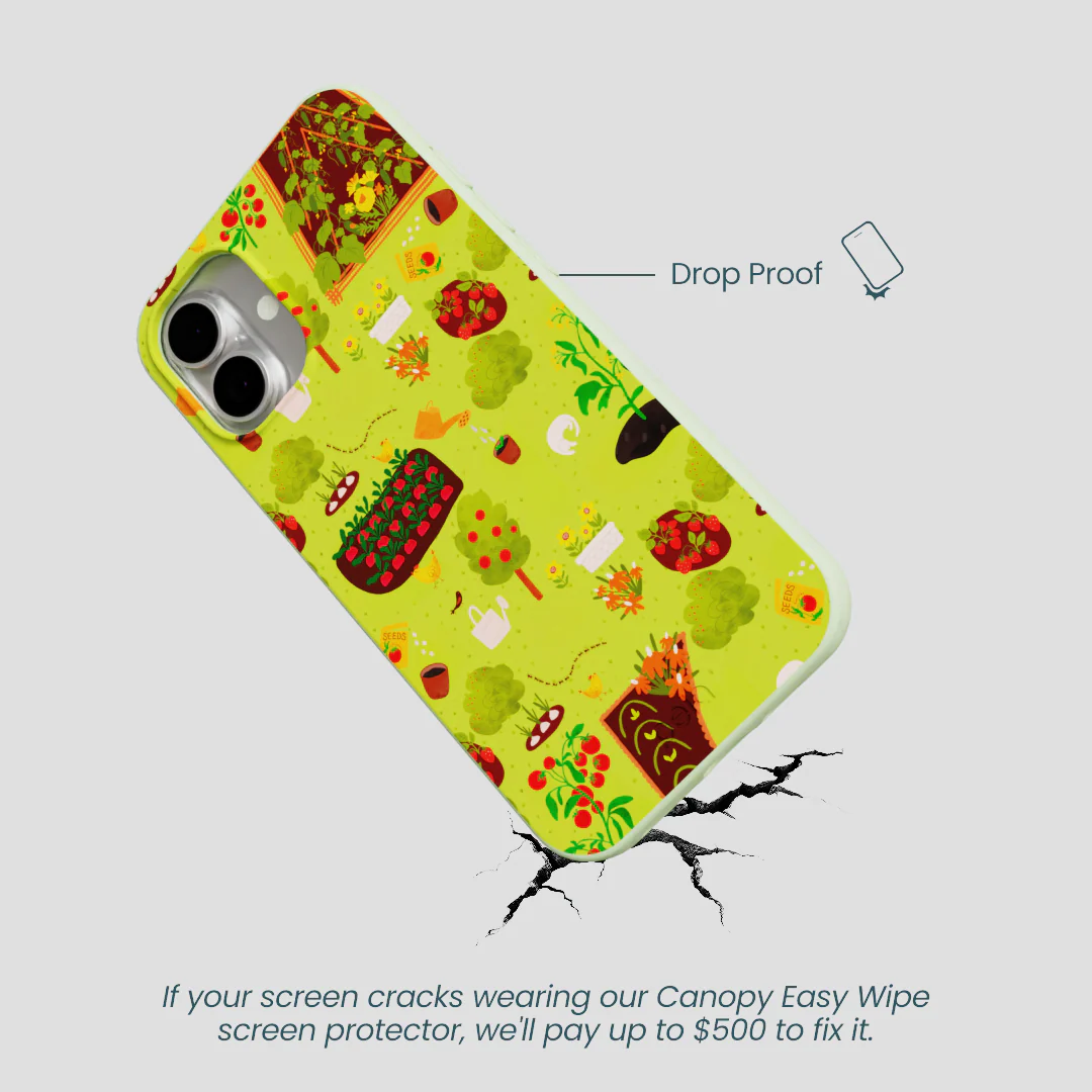 Sage Green Spring Garden iPhone 16 Plus Case - Image 5