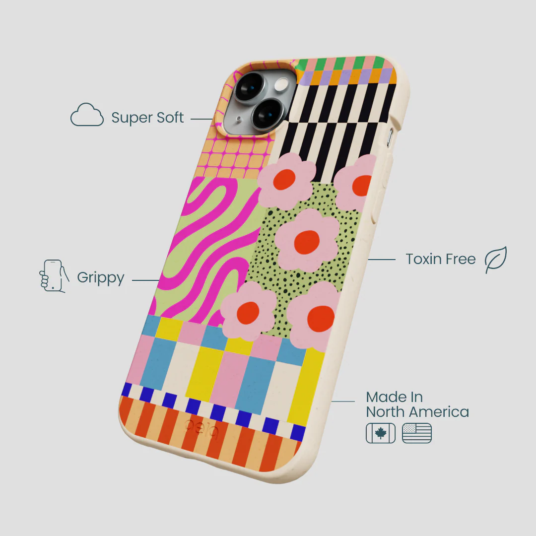 Seashell Abstract Cake iPhone 14 Plus Case - Image 4