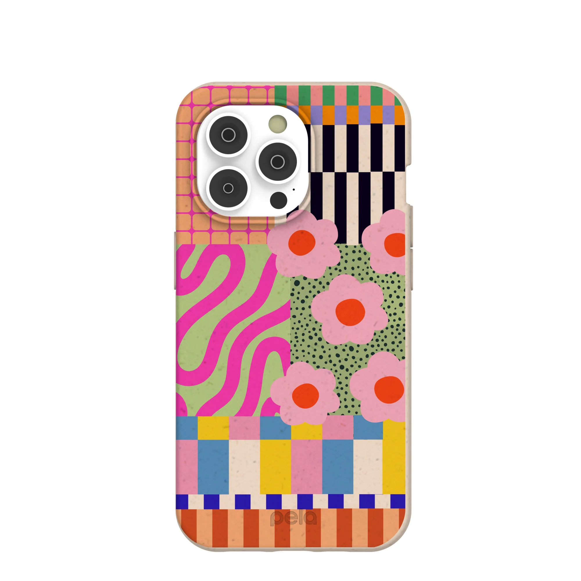 Seashell Abstract Cake iPhone 14 Pro Case