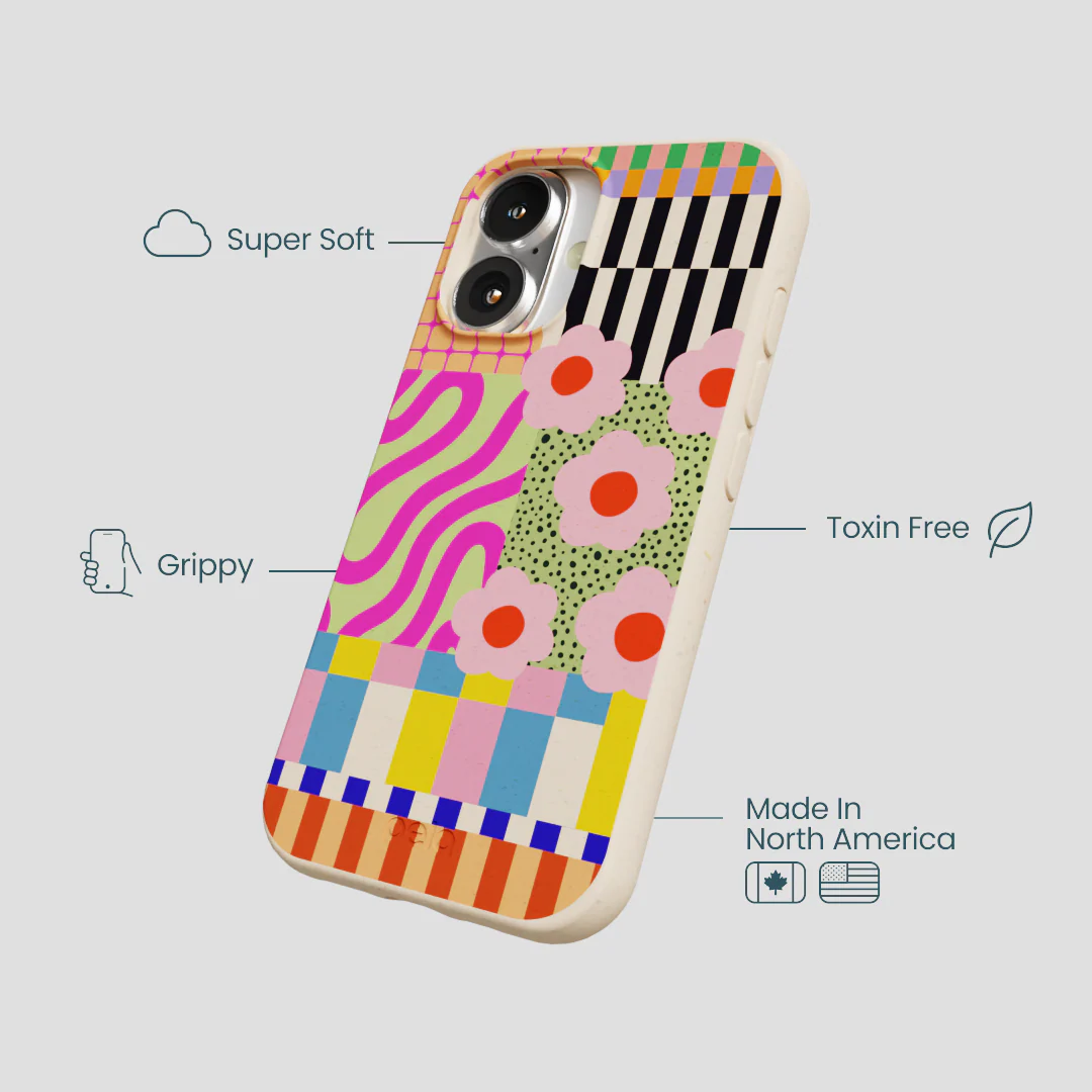 Seashell Abstract Cake iPhone 16 Case - Image 4