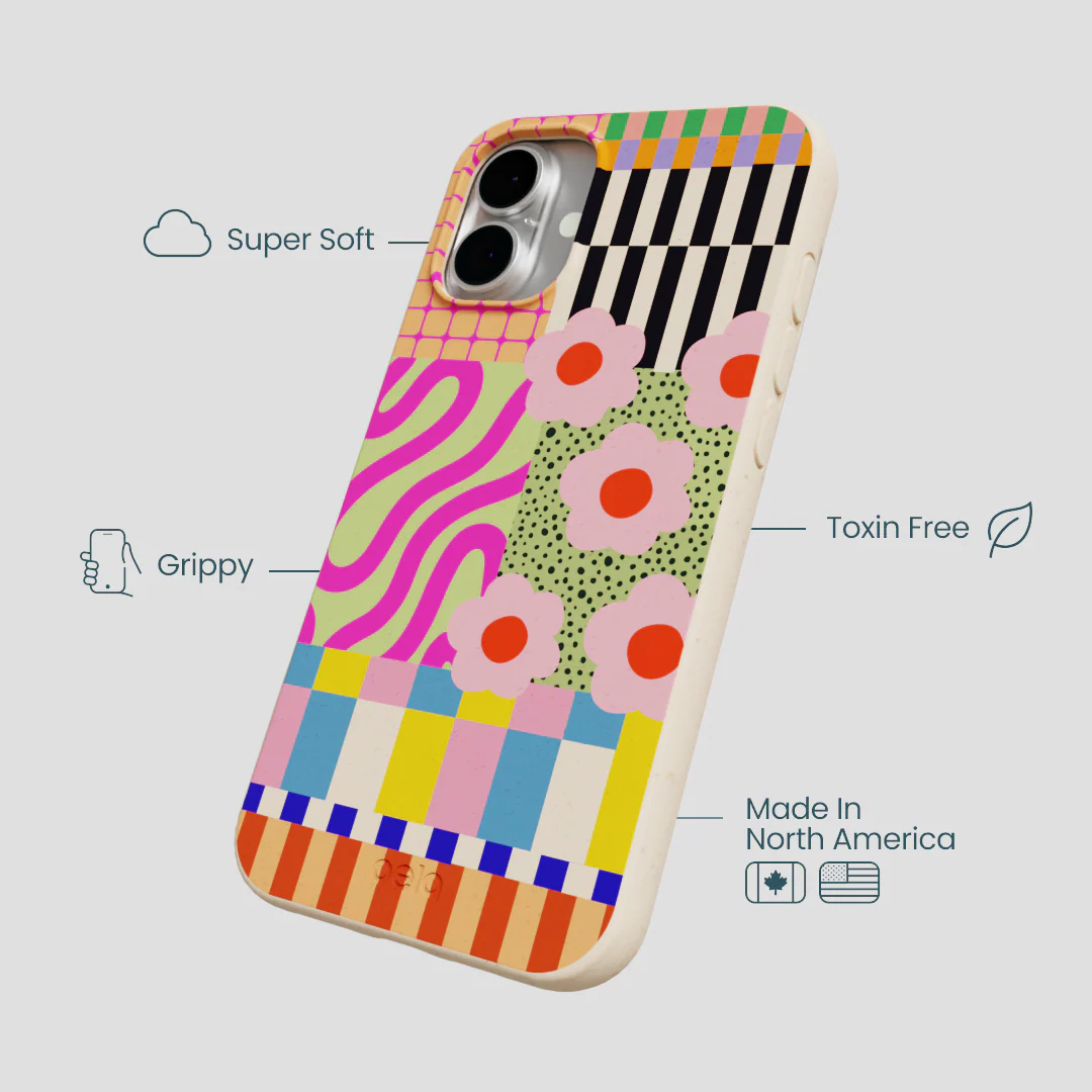 Seashell Abstract Cake iPhone 16 Plus Case - Image 4