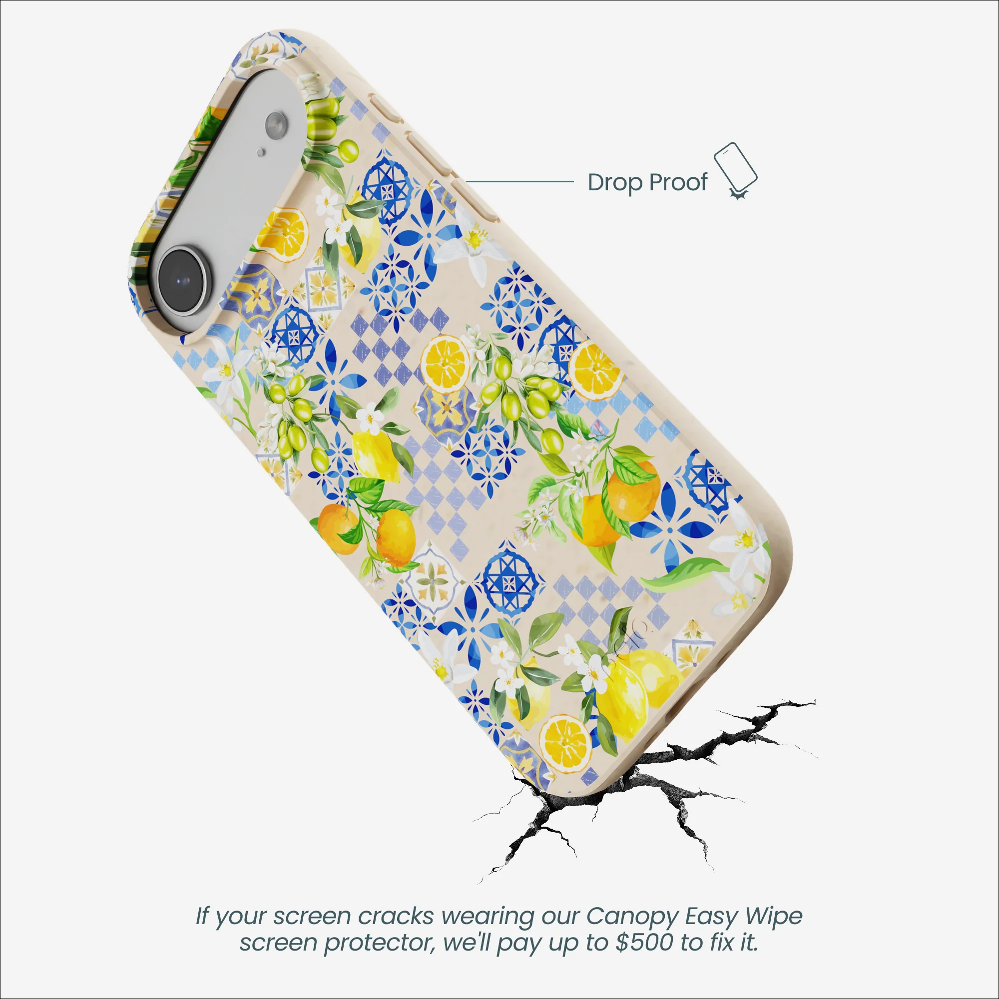 Seashell Amalfi Fruits iPhone Air Case - Image 5