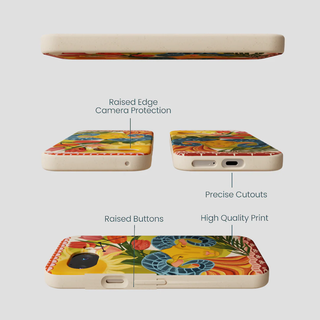 Seashell Aries Ram Google Pixel 9a Case - Image 2