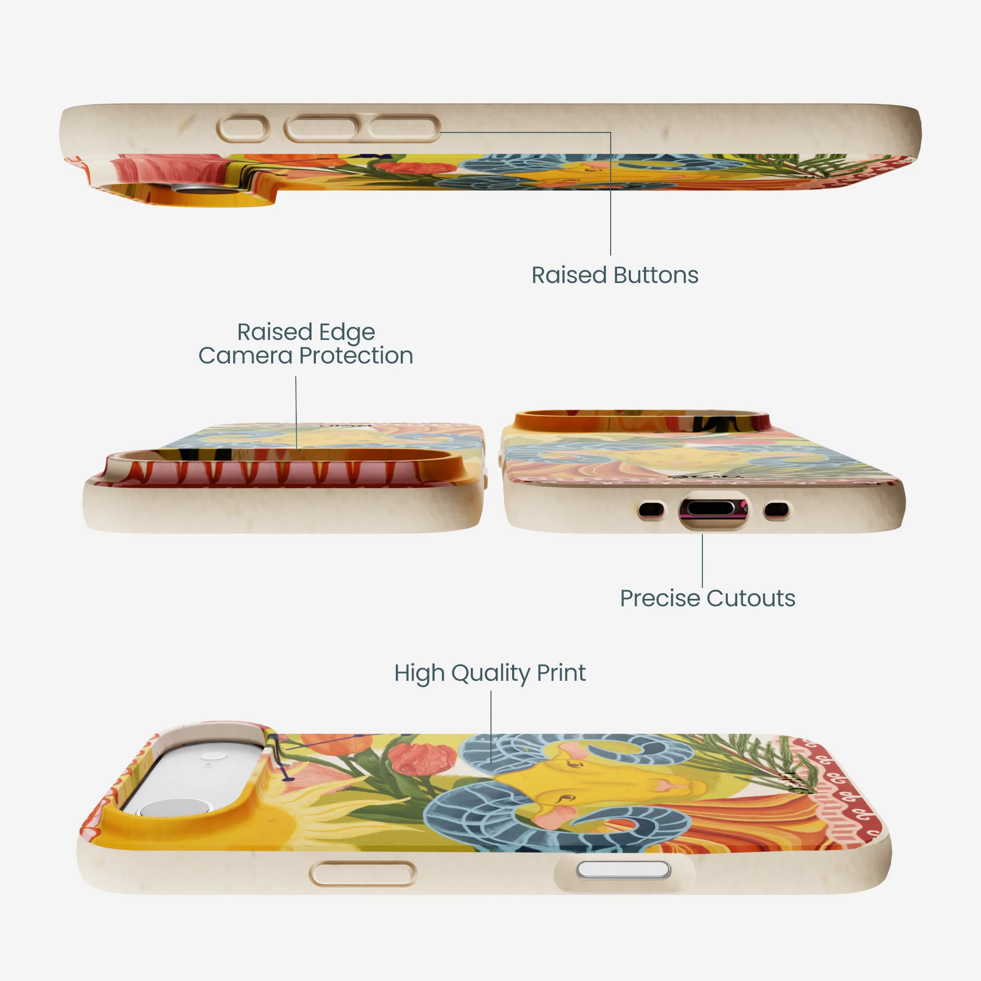 Seashell Aries Ram iPhone Air Case - Image 3