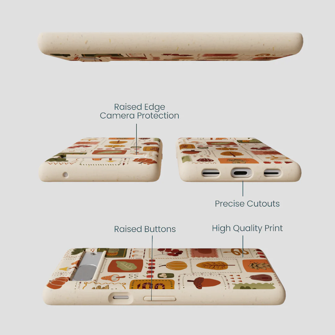 Seashell Autumn Patch Google Pixel 7 Case - Image 3