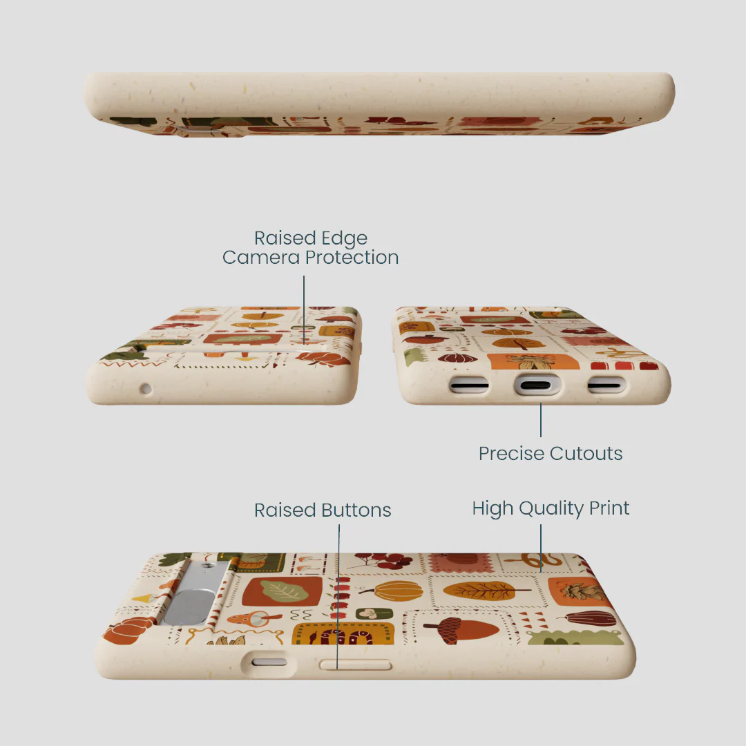 Seashell Autumn Patch Google Pixel 7a Case - Image 3