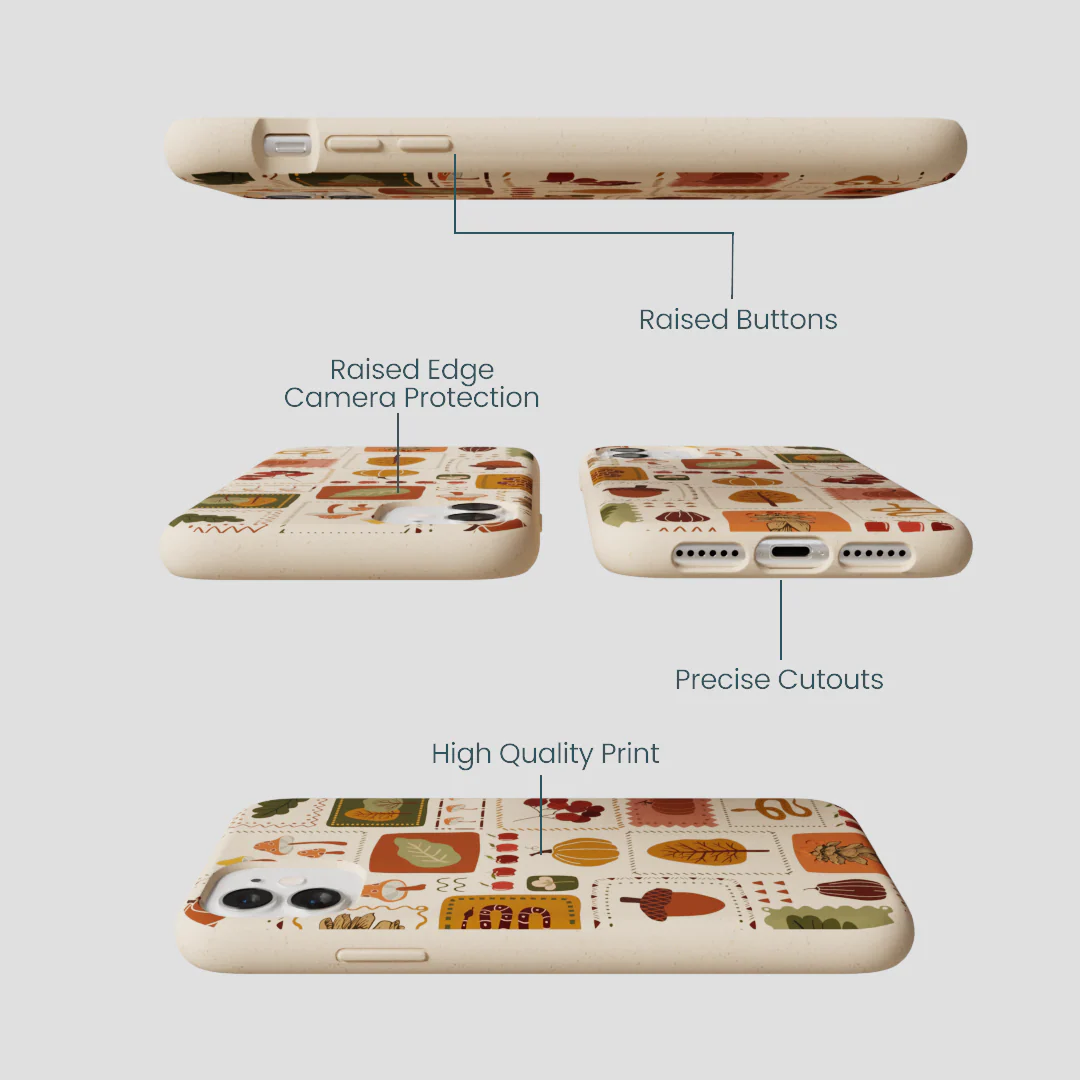 Seashell Autumn Patch iPhone 11 Case - Image 3