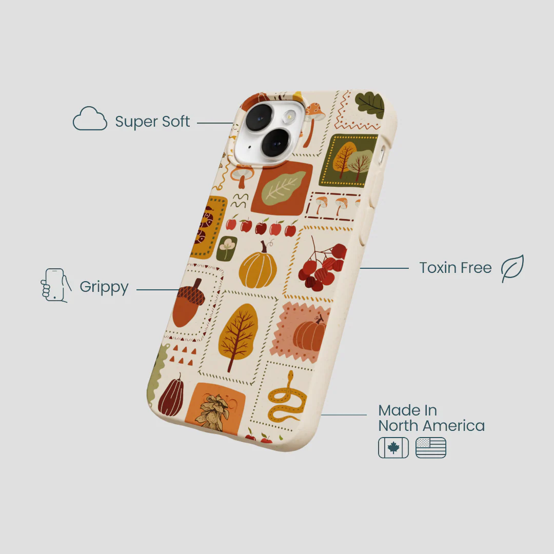 Seashell Autumn Patch iPhone 13 Mini Case - Image 4
