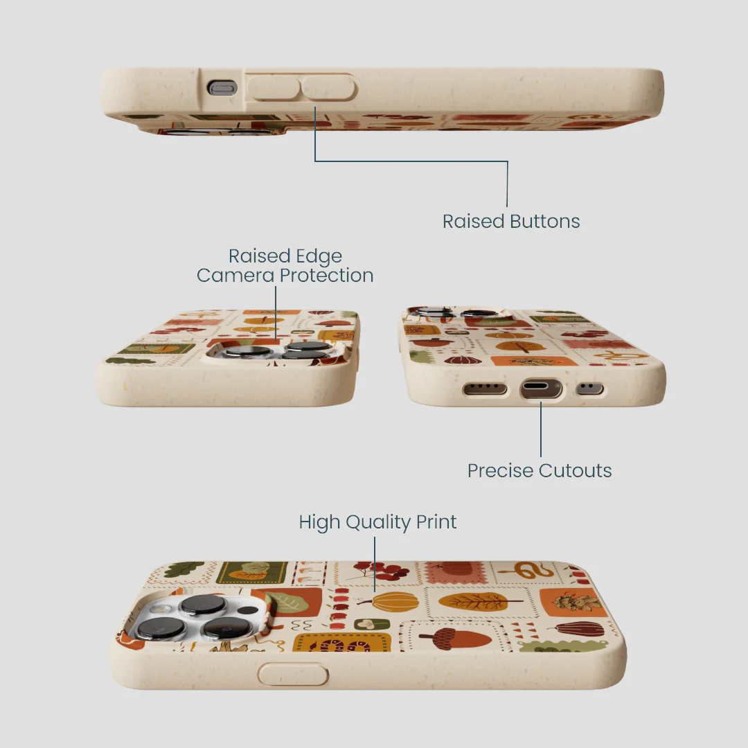 Seashell Autumn Patch iPhone 13 Pro Case - Image 3
