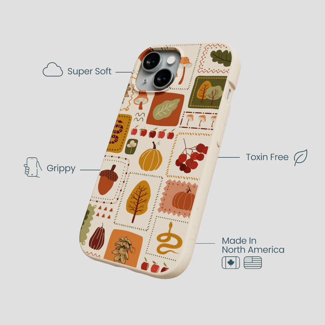 Seashell Autumn Patch iPhone 15 Case - Image 4